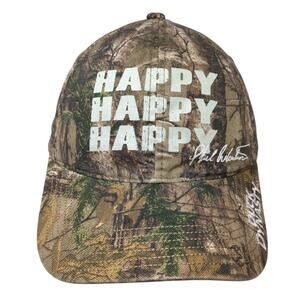 Happy Happy Happy Duck Dynasty Phil Robertson Baseball Cap Multi OS Camo A&E